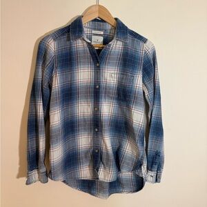 American Eagle Boyfriend Fit Size Small Plaid Flannel